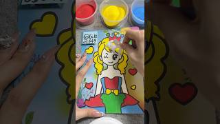 Pretty girl satisfying sandpainting relaxing [upl. by Hermy257]