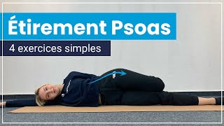 Étirement du Psoas  4 Techniques de Mobilité Simples [upl. by Ainitsirhc]