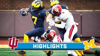 Indiana at Michigan  Highlights  Big Ten Football  Oct 14 2023 [upl. by Aisad]