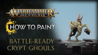 How to Paint Battleready Crypt Ghouls [upl. by Ielarol565]