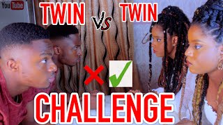 TWIN VS TWIN CHALLENGE Doubledstwins VS AbuTwins [upl. by Rosenstein]