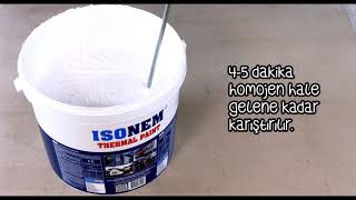 ISONEM THERMAL PAINT İÇ CEPHE Nasıl Uygulanır [upl. by Royal]