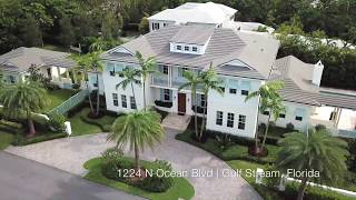 Hidden Harbour Estates  1224 N Ocean Blvd Branded Gulf Stream Florida [upl. by Niwri]