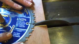 How I sharpen Table Saw Blades  In real time [upl. by Allrud]