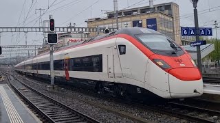 SBB RABe 501 Giruno durchfahrt in Winterthur [upl. by Trinia]