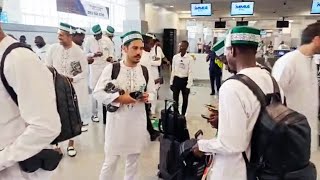 Super Eagles Depart Lagos Airport For Côte d’Ivoire Ahead Of The Africa Cup Of Nations AFCON 2023 [upl. by Rhiana]