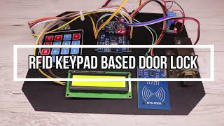 How to make RFID and Keypad based door lock using Arduino [upl. by Mikkanen]