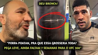 DEU RUIM🚨 Alex Poatan LEVA BRONC4 de Glover Teixeira após CAMPEÃO D3STRUIR SACO DE PANCAD4S [upl. by Mikah]