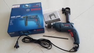 Новинка 2015 Дрель BOSCH GSB 1300 модернизированая BOSCH GSB 13 RE ударная реверс обзор [upl. by Dianuj312]