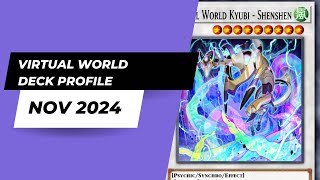 Virtual World Deck Profile Nov 2024  YuGiOh [upl. by Sirrot]