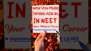 8 Steps to Achieve AIR 1 in NEET and Become a Top MedicalStudent [upl. by Myrna]