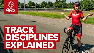 Track Cycling Races Explained [upl. by Ahseekat]