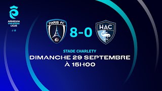 J2 I Paris FC – Havre AC 80 le résumé I Première Ligue FFF 20242025 [upl. by Riggall]