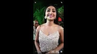 Mohena Kumari Singh spotted at Gold Awards 2018 during SBS live chat [upl. by Akener636]