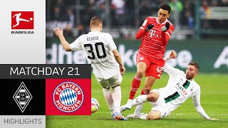 5GoalSpectacle  Borussia Mgladbach  Bayern München 32  Highlights  MD 21 – Bundesliga 2223 [upl. by Jerroll663]