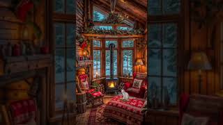 Storms with Snowstorms and Tornadoes how long can you stay and live there in a beautiful cabin [upl. by Ariahaj]