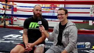 UFC 181 Interview de Travis Browne [upl. by Einafats]