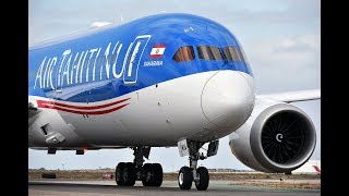 Air Tahiti Nui Fakarava Boeing 7879 FOMUA at LAX [upl. by Naivaj958]