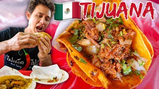 Mexican Street Food in Tijuana 🇲🇽 INSANE TACOS TOUR IN MEXICO 🌮Part 2 [upl. by Anyg]