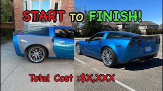 Full Cost Breakdown of my C6 Corvette Wide Body Conversion Bolton C6 Widebody [upl. by Kimberley]