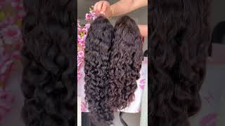 5x5 transparent lace water wave closure wig install Color 1b VS color 2 Dm86 15166056921 wigs [upl. by Oiruam]