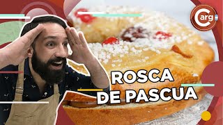 APRENDÉ A HACER ROSCA DE PASCUA TRENZADA [upl. by Aileduab]