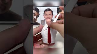 Clay Artisan JAY ：Creating a Funny Clay Portrait of Mr Bean [upl. by Dalpe258]