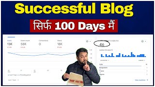 कैसे बनाये Successful Blog in 100 Days My Experience After 2111 Days Blogging सही तरीका [upl. by Aikrahs998]