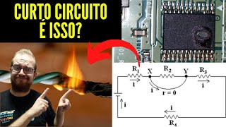 O que é um CURTO CIRCUITO em Eletrônica  Eletronica Facil [upl. by Oigimer]