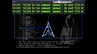 BlackArch NetInstall  i3wm chroot error [upl. by Beach]