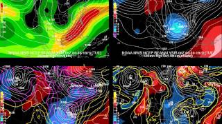 NWS NCEP Reanalysis  April 810 1973 Iowa Blizzard [upl. by Lenox678]