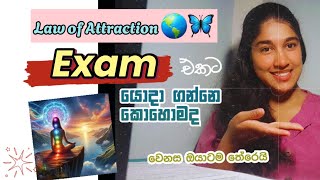 Law of Attraction for Exams 🌎🕊️sinhalaවිශ්ව ආකර්ෂණයෙන් විභග සමත් වෙන්න පුලුවන් ද🦋lawofattraction [upl. by Dottie]