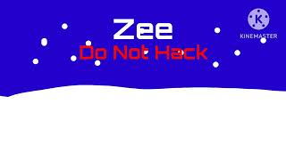 Zee Do Not Hack Logo Remake Kinemaster [upl. by Atorod]