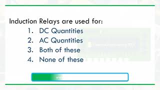 Induction Relays are used for AC or DC Quantities  Electrical Engineering XYZ MCQ [upl. by Attenborough861]