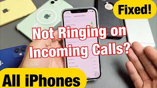 All iPhones Not Ringing on Incoming Calls Easy Fix [upl. by Adnowat918]