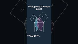 The Pythagoras Theorem Proof  shorts maths  RyanXclass [upl. by Pavlov763]