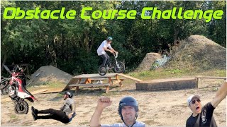 BMX OBSTACLE COURSE CHALLENGE [upl. by Ilahsiav]