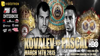 Sergey Kovalev vs Jean Pascal Pascal quotLeave that Vada shit alonequot  Full Media Call [upl. by Baptiste750]