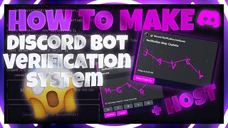 How to Make a Verification Bot with Captcha and Buttons for Discord in Minutes No Coding discord [upl. by Nirra593]