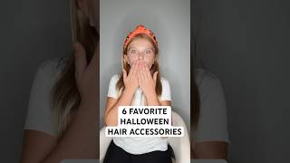 FAVORITE HALLOWEEN HAIR ACCESSORIES 🎃 Audrey and Victoria LINKED IN DESCRIPTION ⬇️ [upl. by Yrellih]