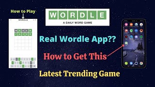 WORDLE  Wordle App  How to Play Wordle Game  Real Wordle App [upl. by Asilrak]