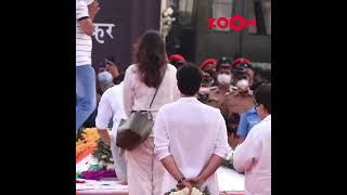 Lata Mangeshkar Funeral Ranbir Kapoor amp Aamir Khan pay their last respect  shorts [upl. by Zach]