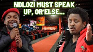 Arrogant EFF Rep ATTACKS Ndlozi Over Conference Rumours [upl. by Nickles640]