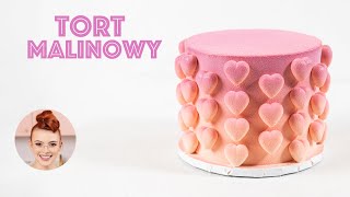 Robię Musowy TORT MALINOWY na swoje urodziny Jak zrobić ZAMSZ  SUGARLADY [upl. by Saffren]