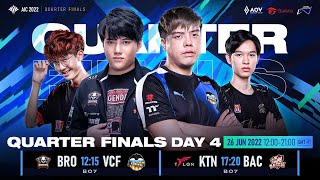 AIC 2022 Quarter Final Day 4  Garena AOV Indonesia [upl. by Sabelle]