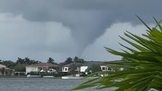 WATCH Tornado caught on camera in west Miramar Florida [upl. by Notsehc]