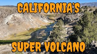 Visiting Californias Active Super Volcano  Long Valley Caldera  Mammoth Lakes Ca [upl. by Glialentn]