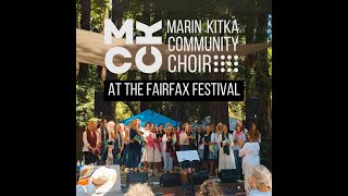 Marin Kitka Community Choir at the Fairfax Festival 2024 [upl. by Ruffin]