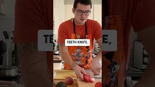 Serrated knife Hack for Cutting Tomatoes [upl. by Car]