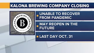 Kalona Brewery to close November 1 [upl. by Merrel]